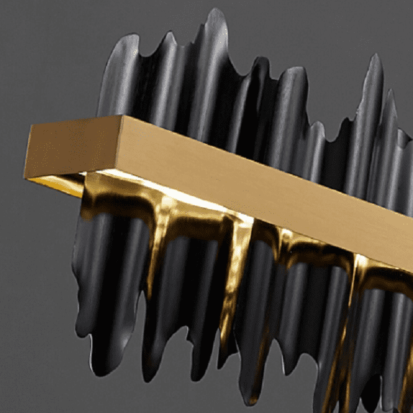 Copper Steel New Black Gold Luxury Chandelier