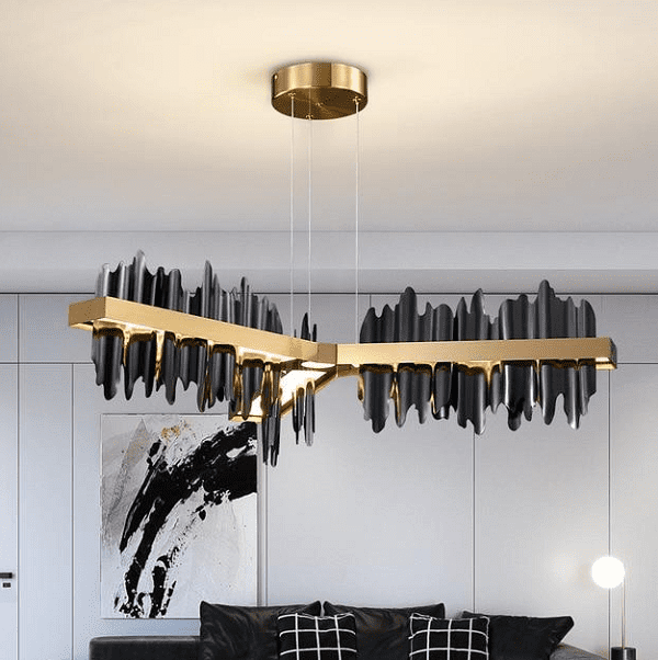 Copper Steel New Black Gold Luxury Chandelier