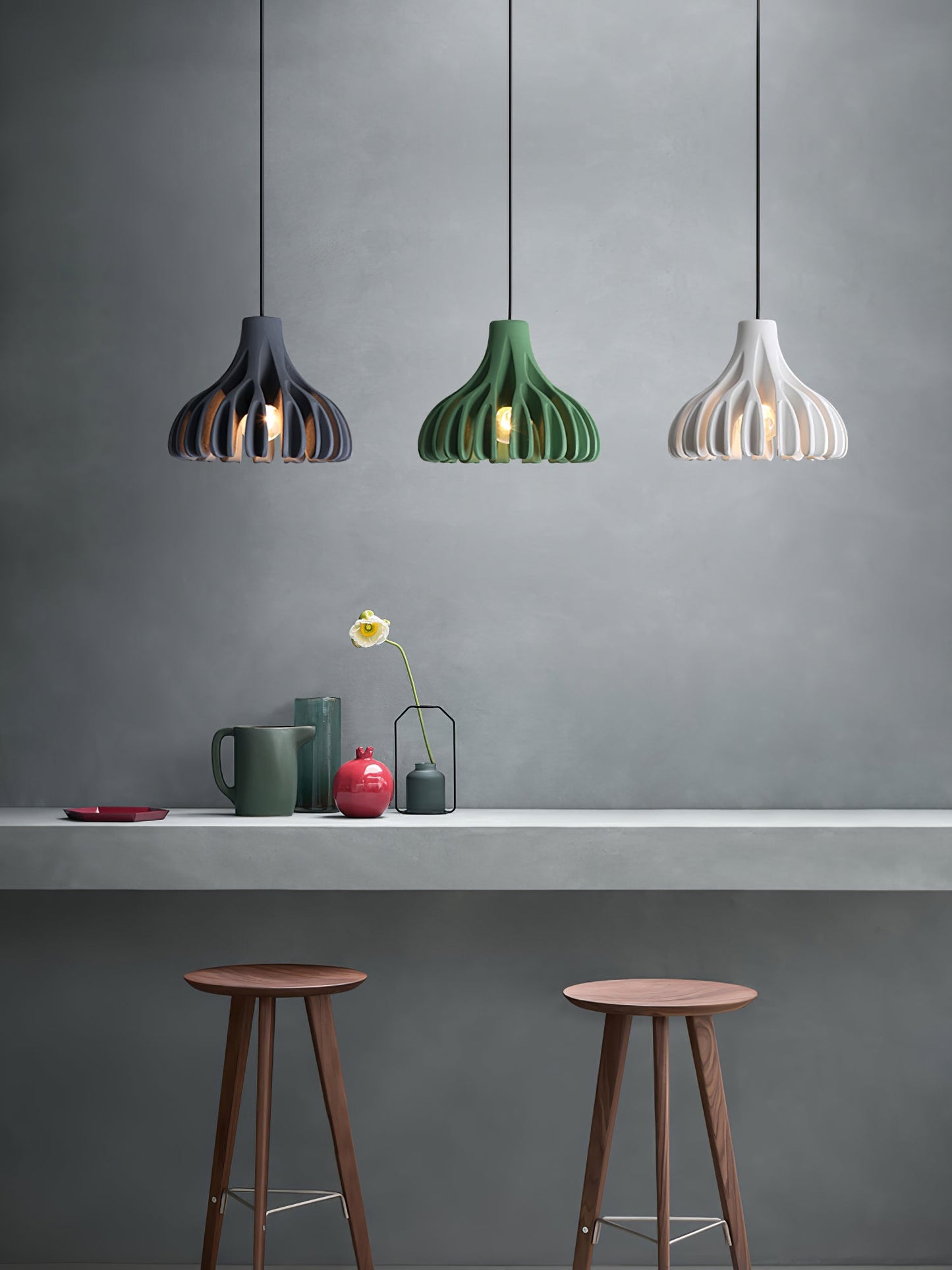 Coral Resin Swag Lights