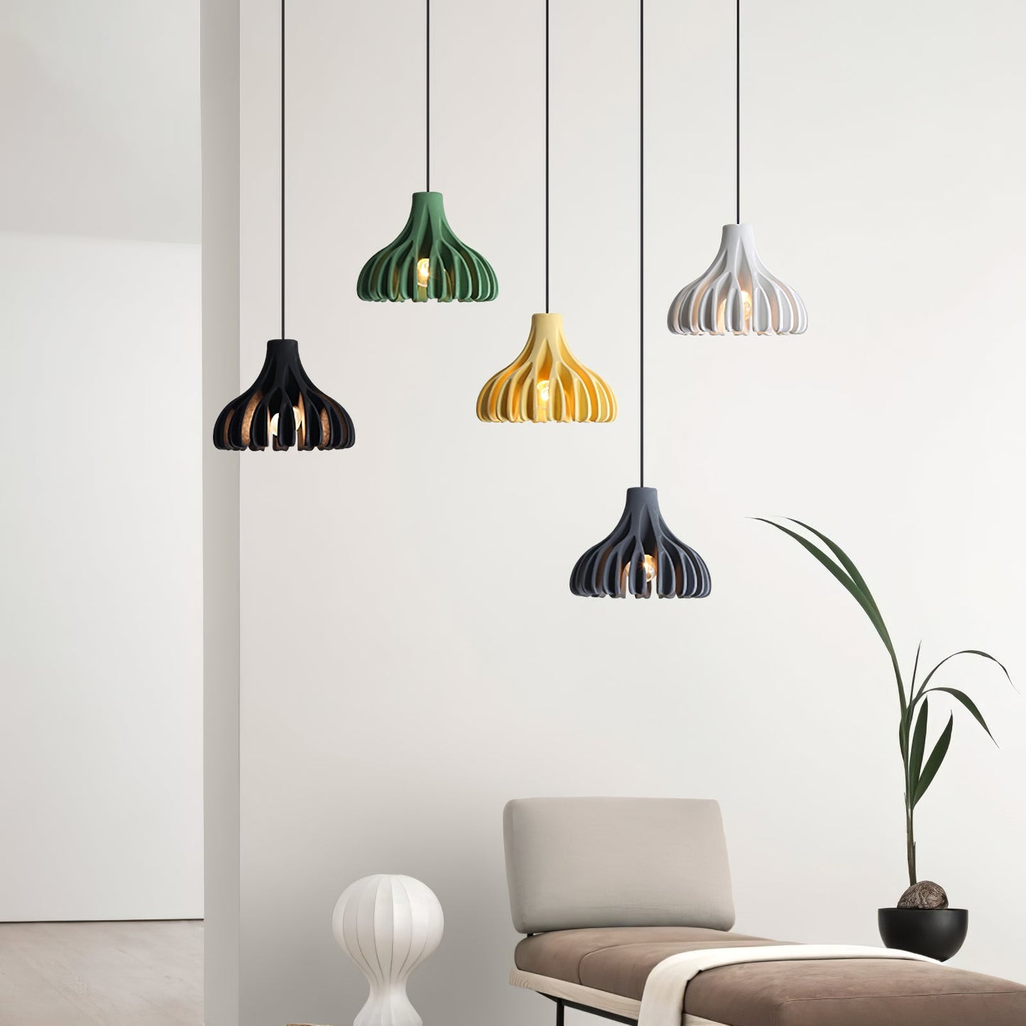 Coral Resin Swag Lights