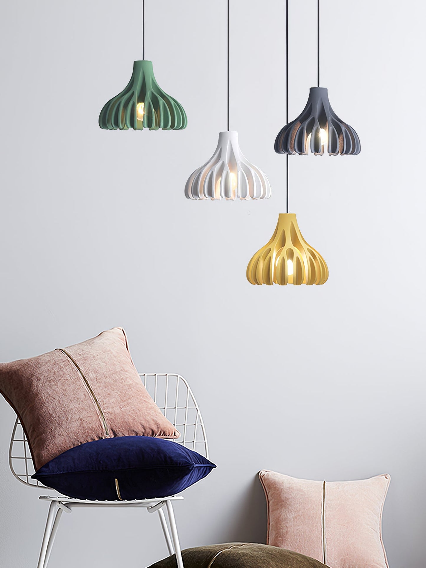 Coral Resin Swag Lights