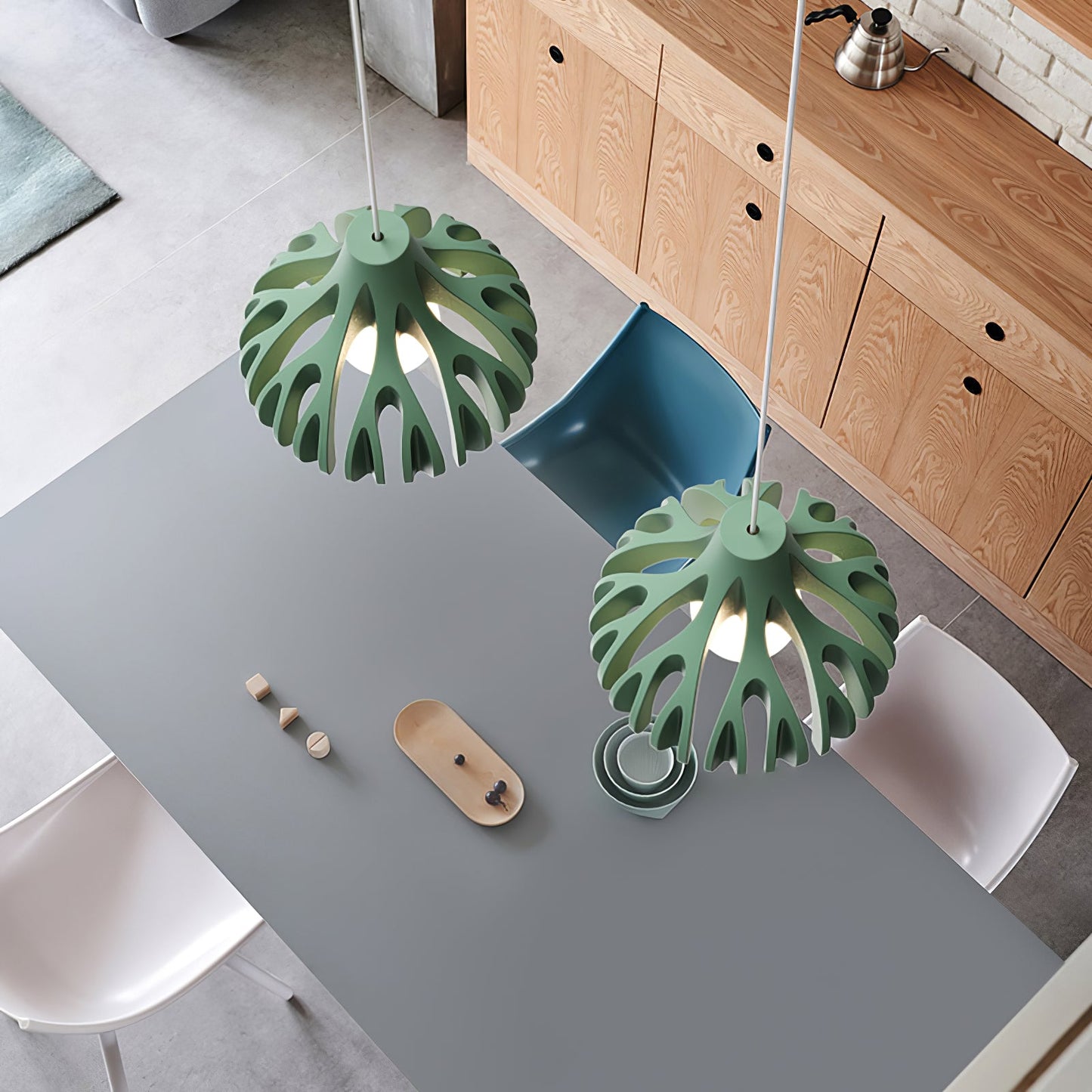 Coral Resin Swag Lights