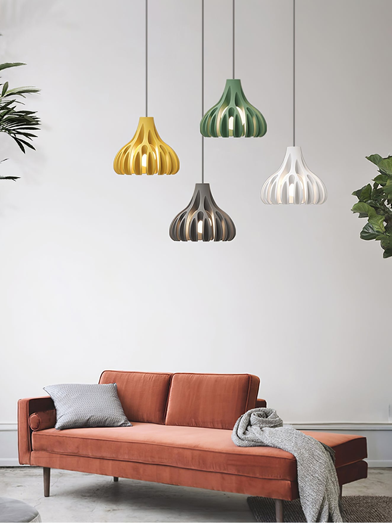 Coral Resin Swag Lights