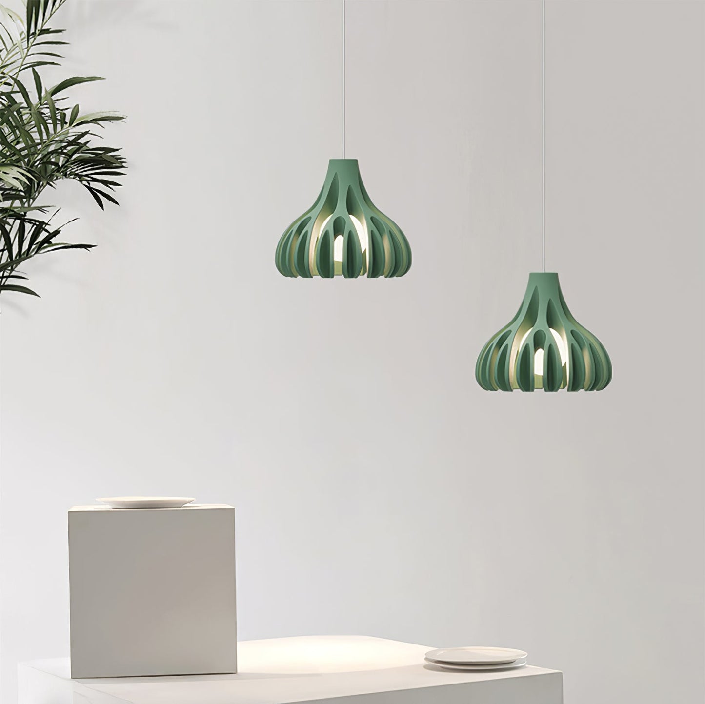 Coral Resin Swag Lights