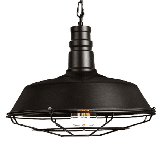 Cotther - Industrial Vintage Metal Cage Hanging Ceiling Pendant Light