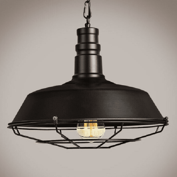 Cotther - Industrial Vintage Metal Cage Hanging Ceiling Pendant Light
