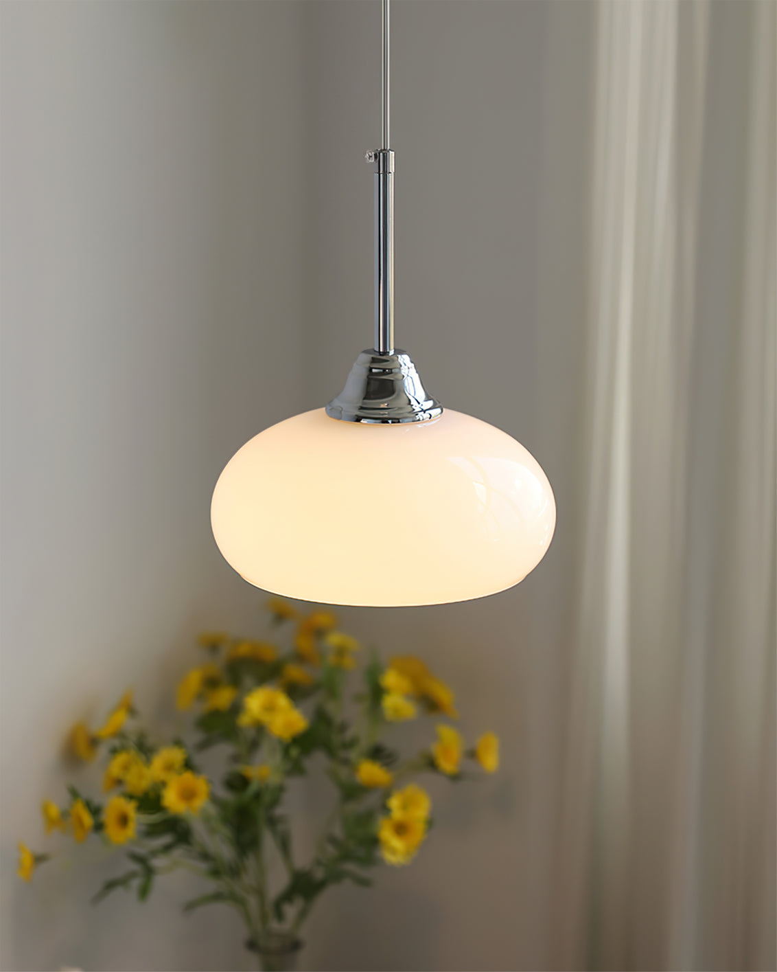 Cream Bell Pendant Lamp