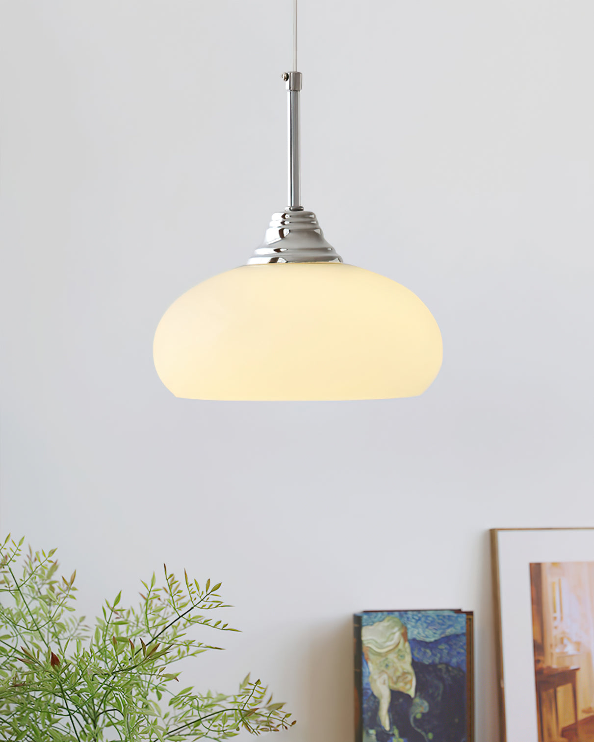 Cream Bell Pendant Lamp