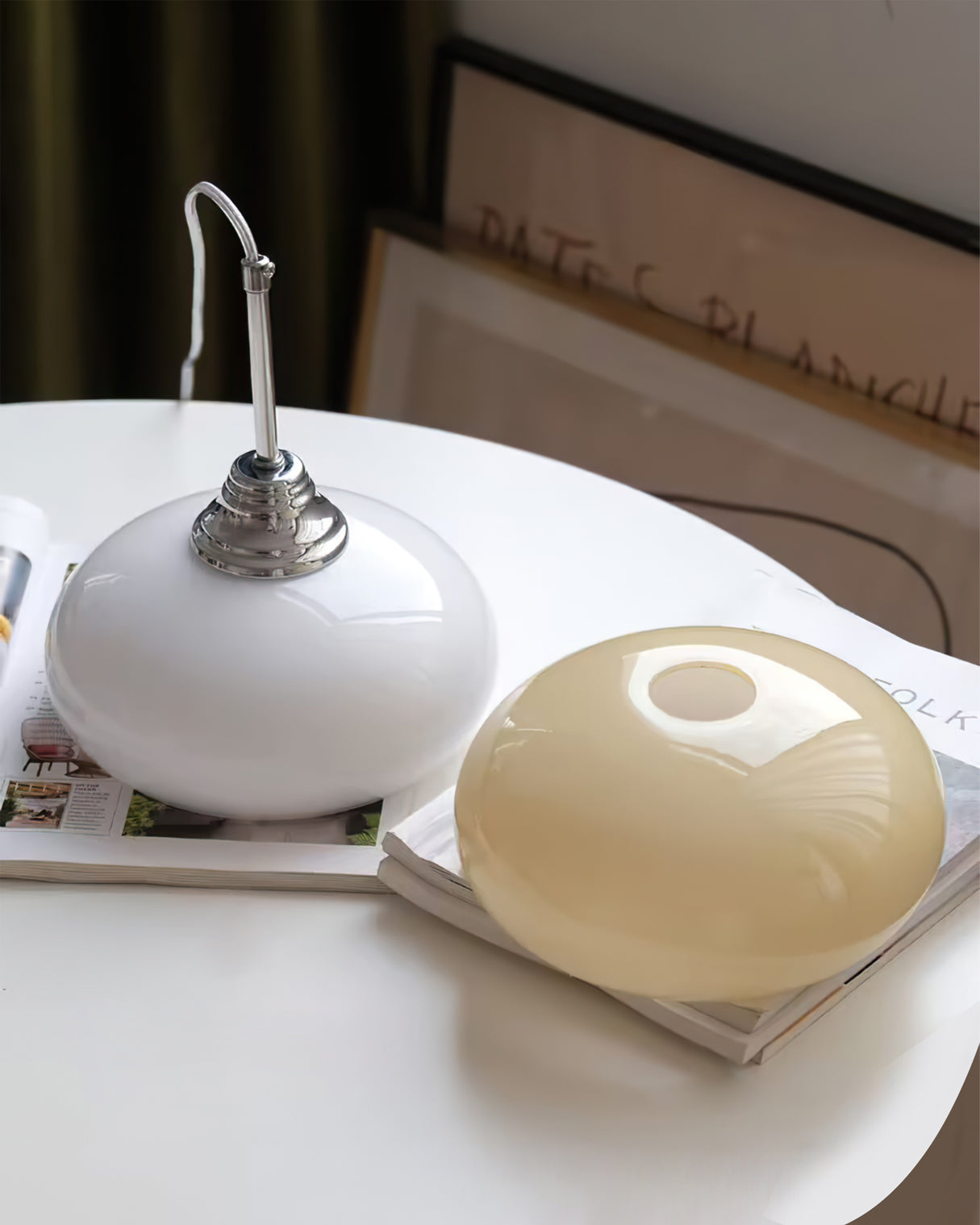 Cream Bell Pendant Lamp