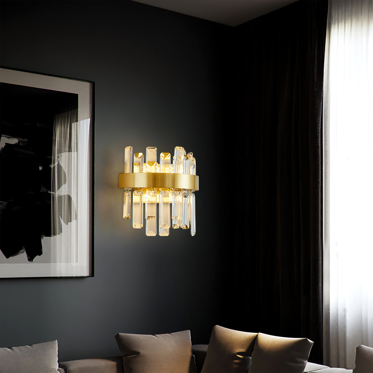 Crystal Statement Wall Lamp