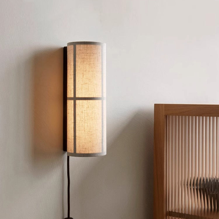 Cylinder Fabric Wall Lamp