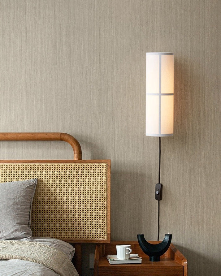 Cylinder Fabric Wall Lamp