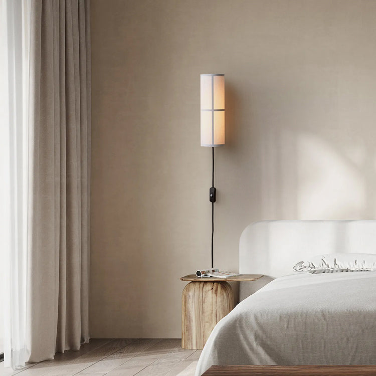Cylinder Fabric Wall Lamp
