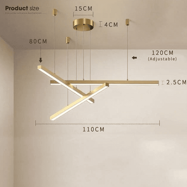Hatria - Criss Cross Chandelier