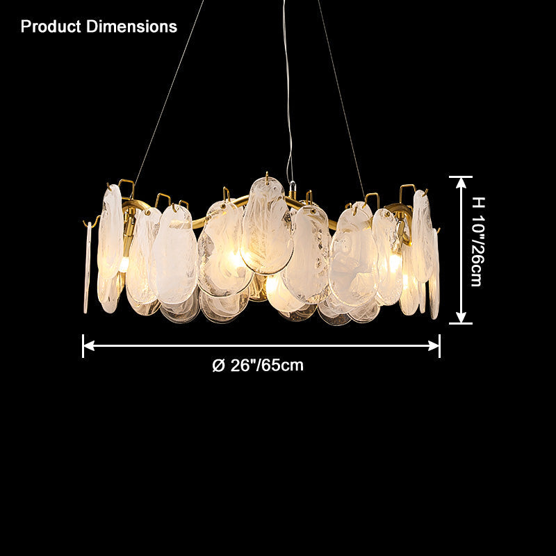 WOMO Cloud Glass Chandelier-WM2353
