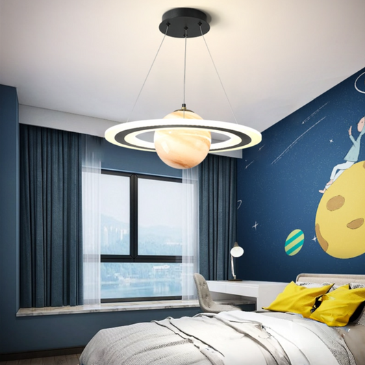 Bror - Childrens Lighting Planet Pendant Light Nursery Lamp