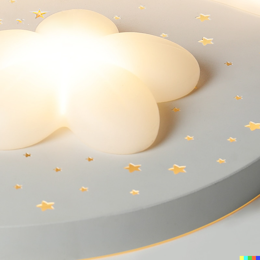 Magnus - Moon Nursery Ceiling Light Childrens Lighting