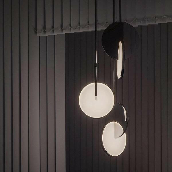 Daileass Modern Merged Circles Pendant Light