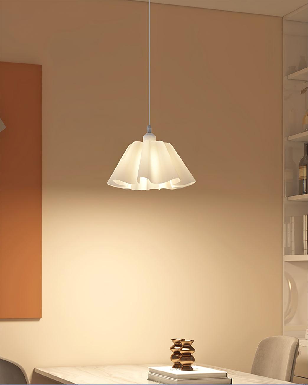 Danish Pleated Pendant Lamp