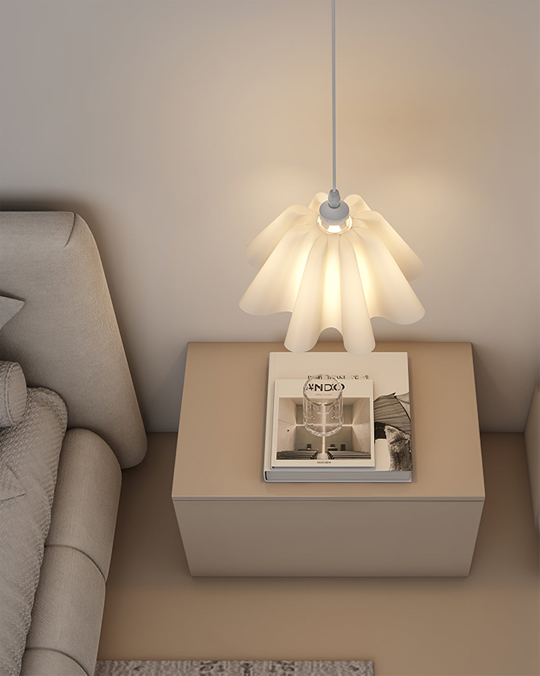 Danish Pleated Pendant Lamp