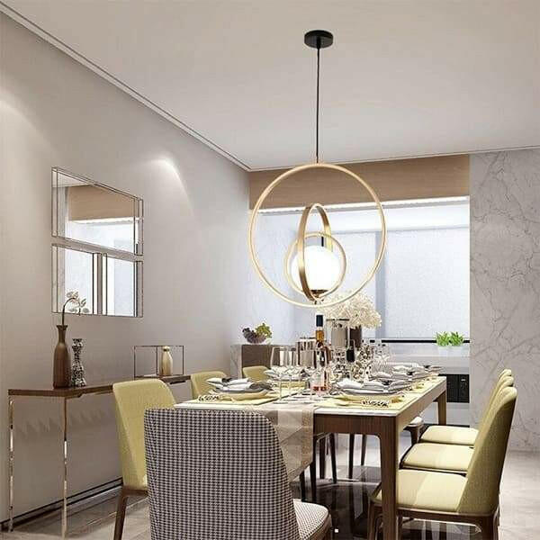 Dante - Orb and Rings Pendant