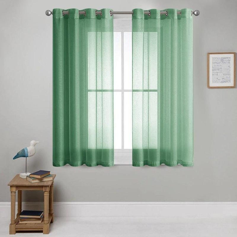 Manta Solid Short Curtain