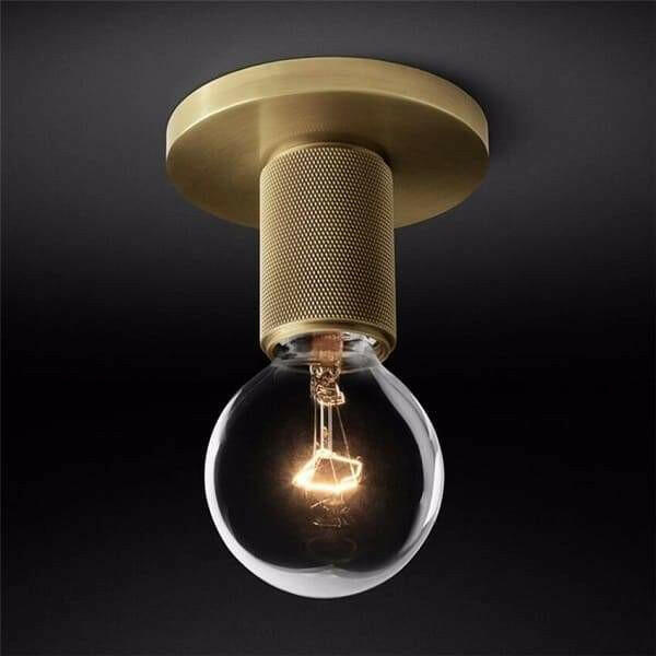 Dégager - Minimalist Clear Glass Ceiling Lamp