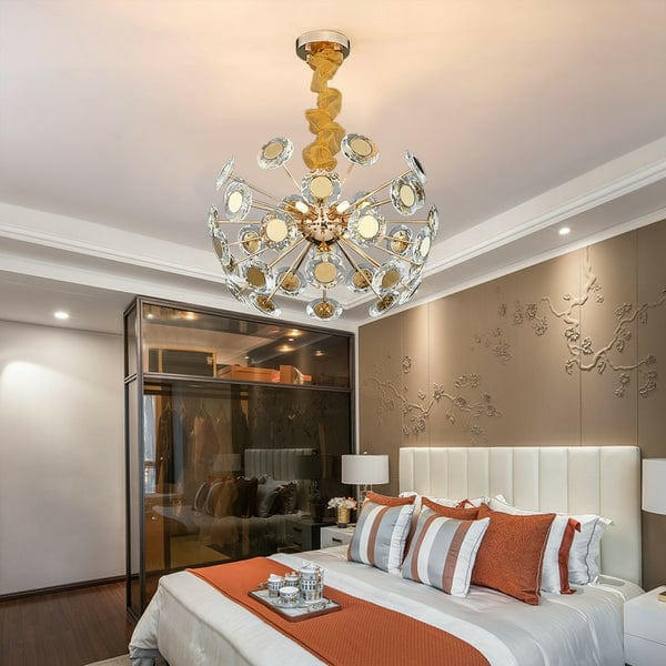Delia - Modern Gold Crystal Chandelier Lighting