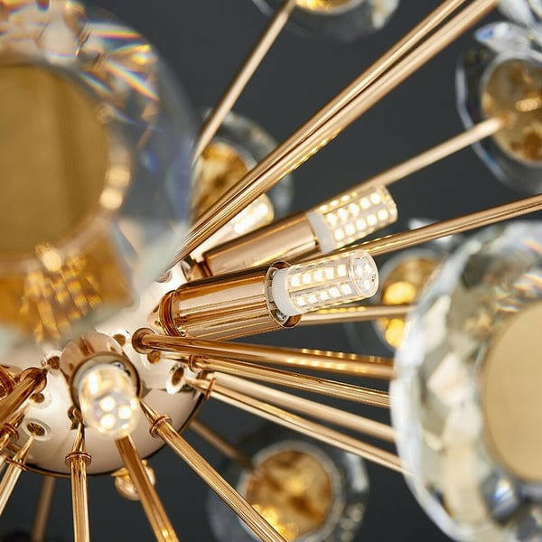 Delia - Modern Gold Crystal Chandelier Lighting