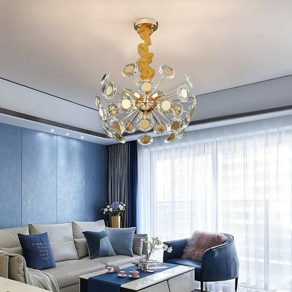 Delia - Modern Gold Crystal Chandelier Lighting
