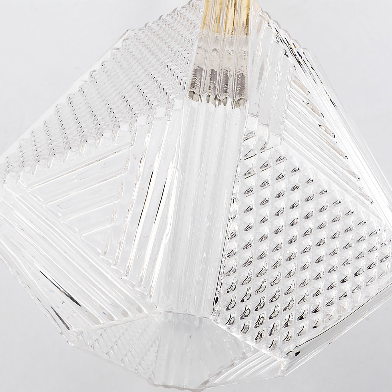 Diamond Cut Art Deco Ceiling Light