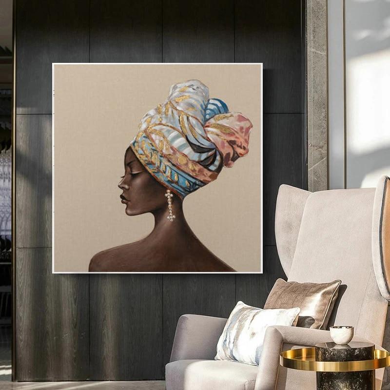 African Woman Canvas Print