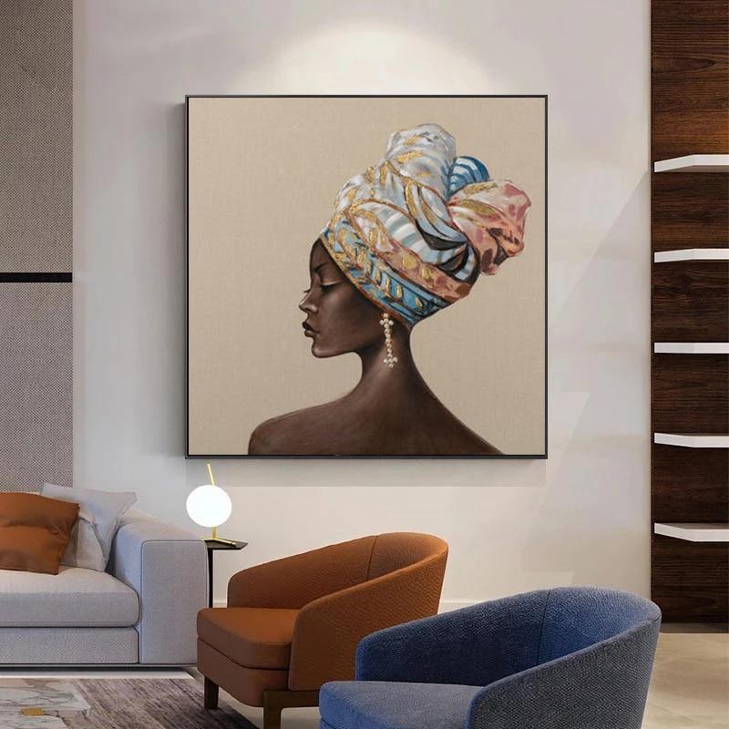 African Woman Canvas Print