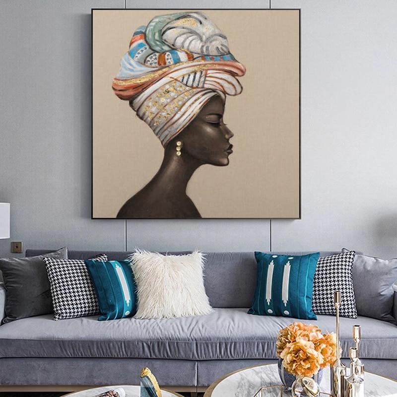 African Woman Canvas Print