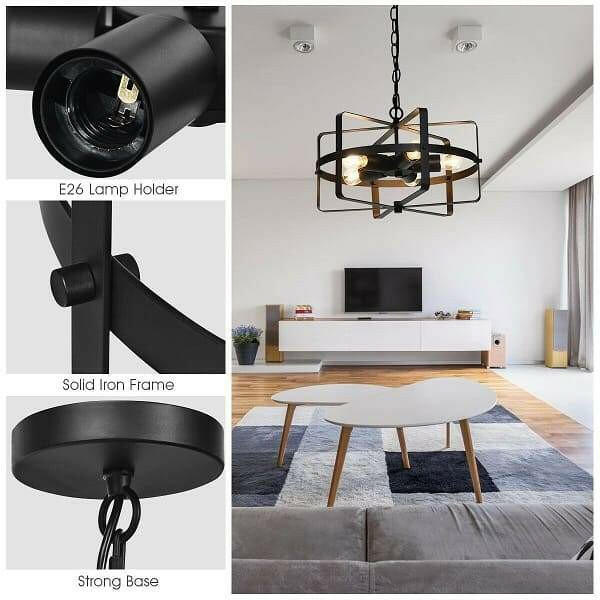 Drum - Metal Drum Shape Industrial Pendant Light