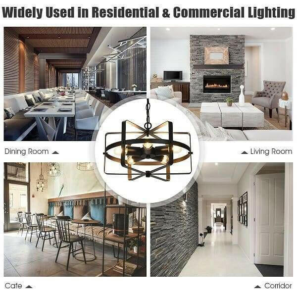 Drum - Metal Drum Shape Industrial Pendant Light