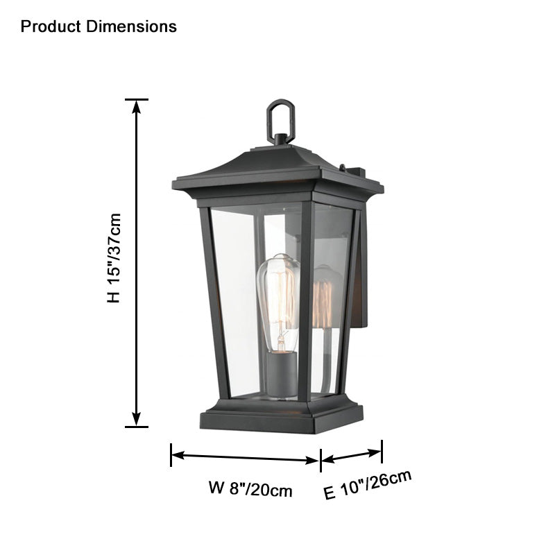WOMO Transitional Outdoor Wall Lantern-WM9159