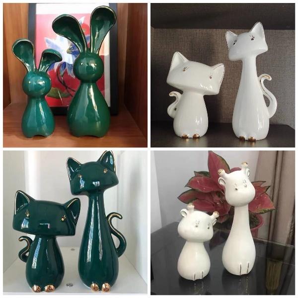 Ceramic Artisan-Made Ceramic Animal Decor