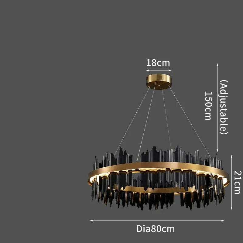 Ebert - Modern Creative Circle LED Chandelier