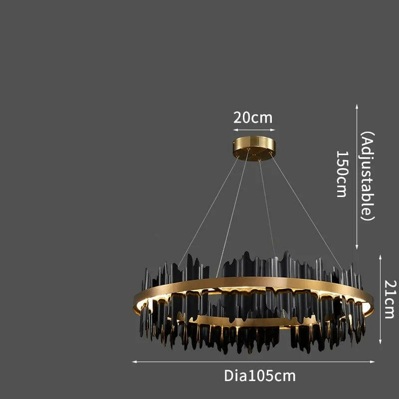 Ebert - Modern Creative Circle LED Chandelier