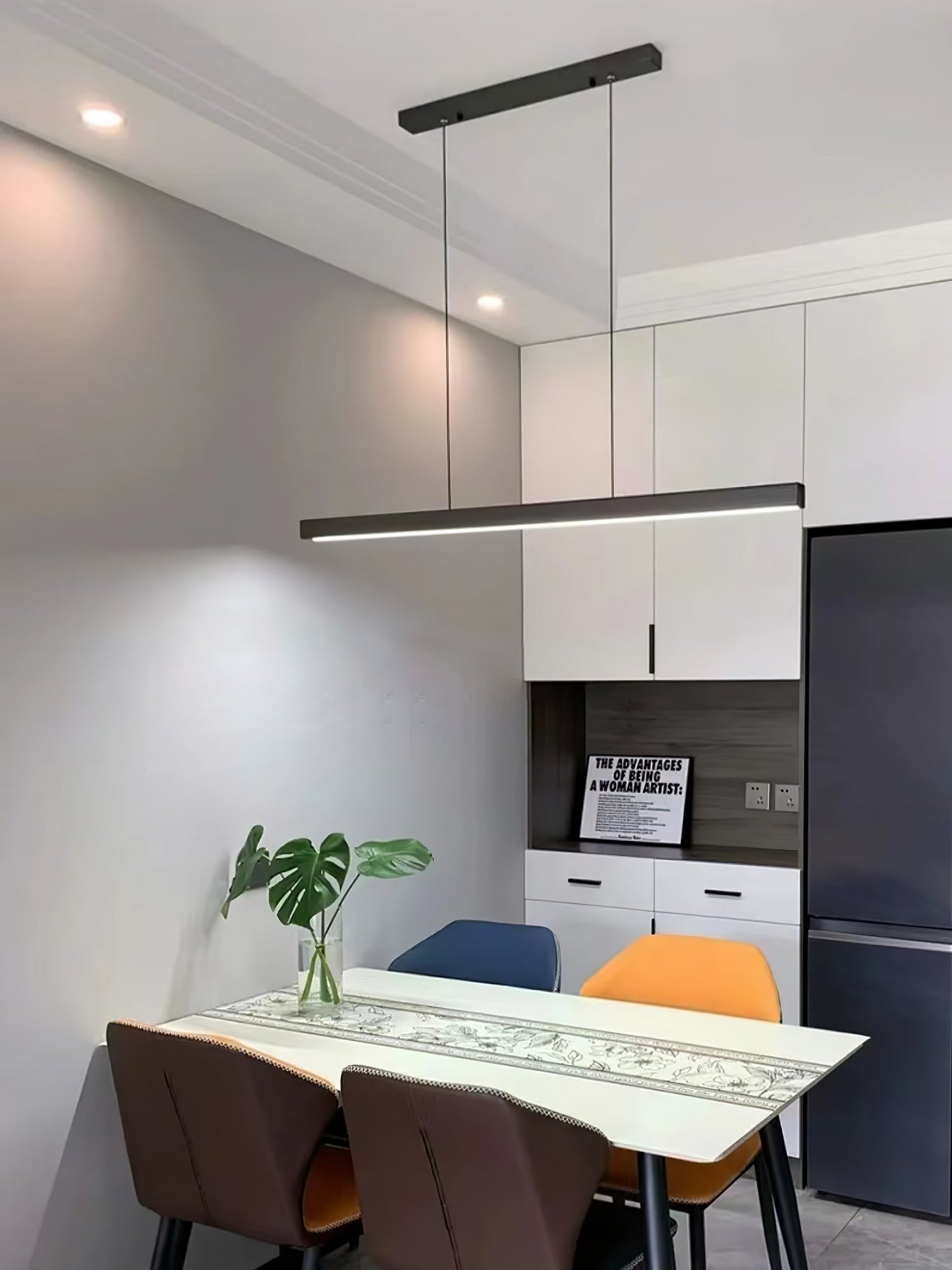 Edge Linear Island Chandelier