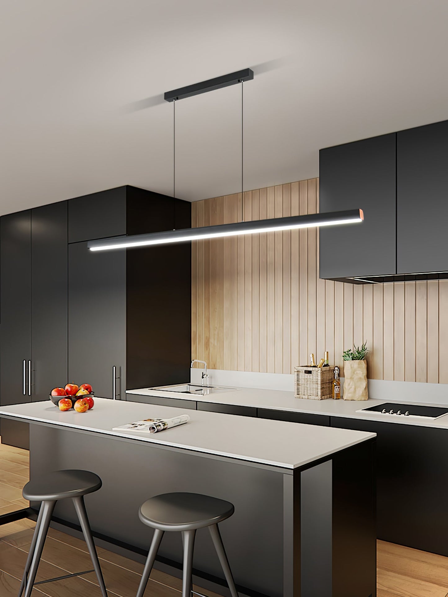 Edge Linear Island Chandelier