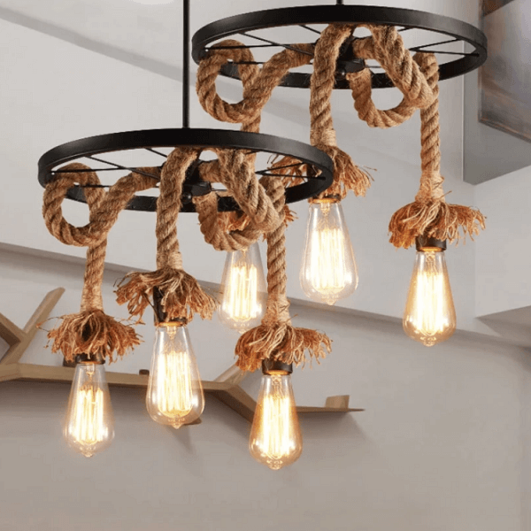 Edison - Rope Pendant Light