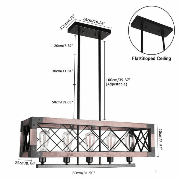 Edison's Box - Retro Industrial Pendant Light