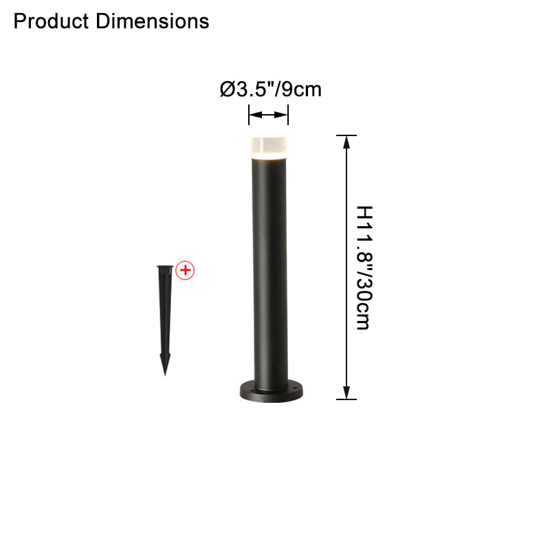 WOMO Round Hardwired Pathway Light-WM9045