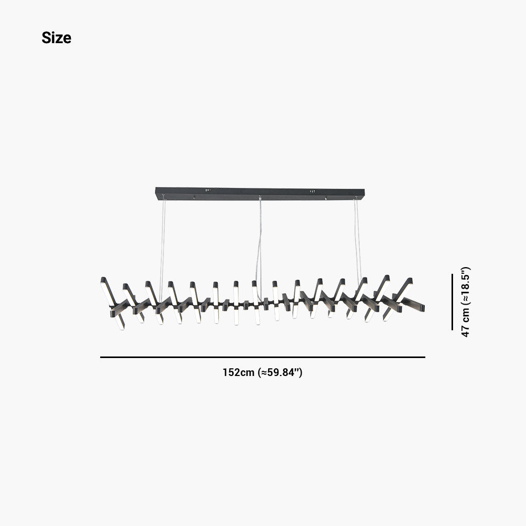 Pendant Chandelier Elegant Key Design