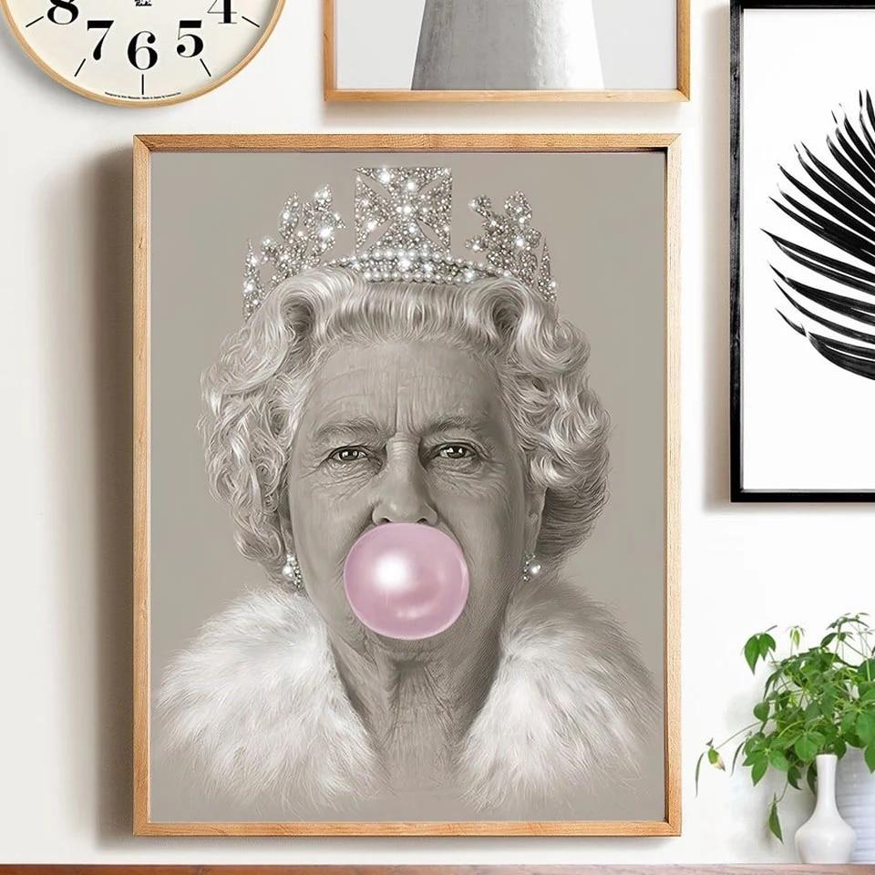 Bubblegum Queen Canvas Print