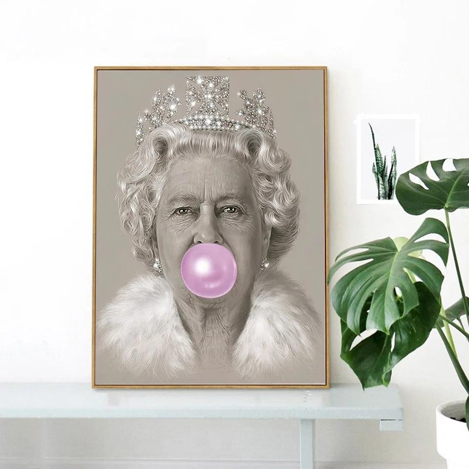 Bubblegum Queen Canvas Print