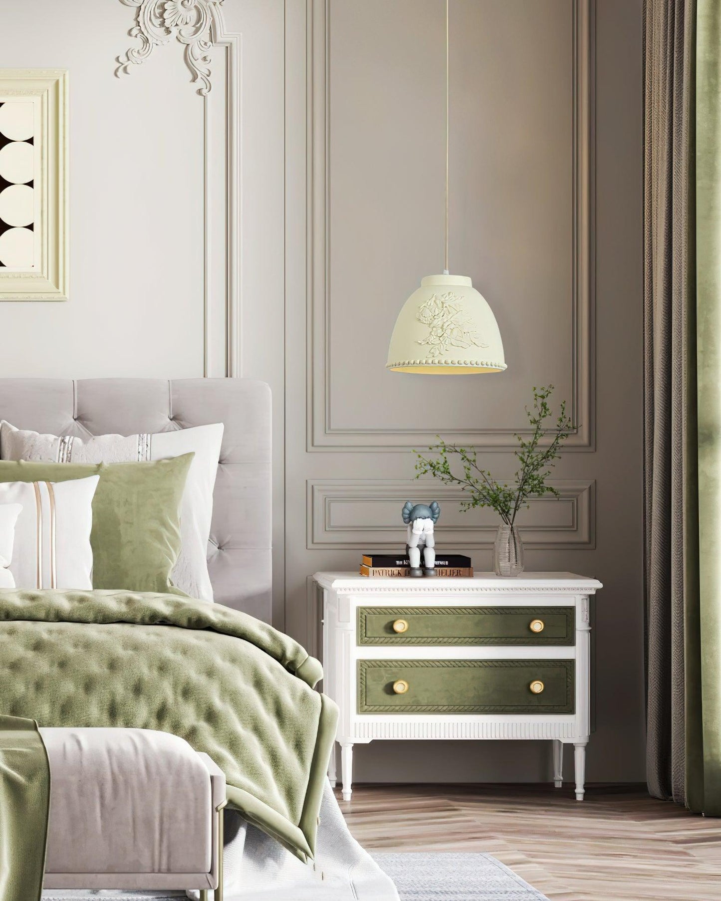 Embossed Flora Pendant Lamp