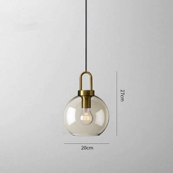 Emerald - Nordic Cognac Crystal Pendant Lights